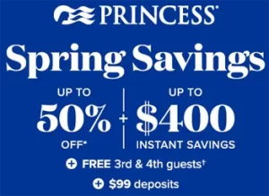 Princess Spring Savings